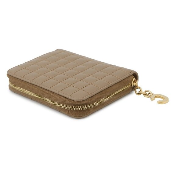 CELINE CBag Charm Compact Zip Wallet Leather Brown - Picture 3 of 15